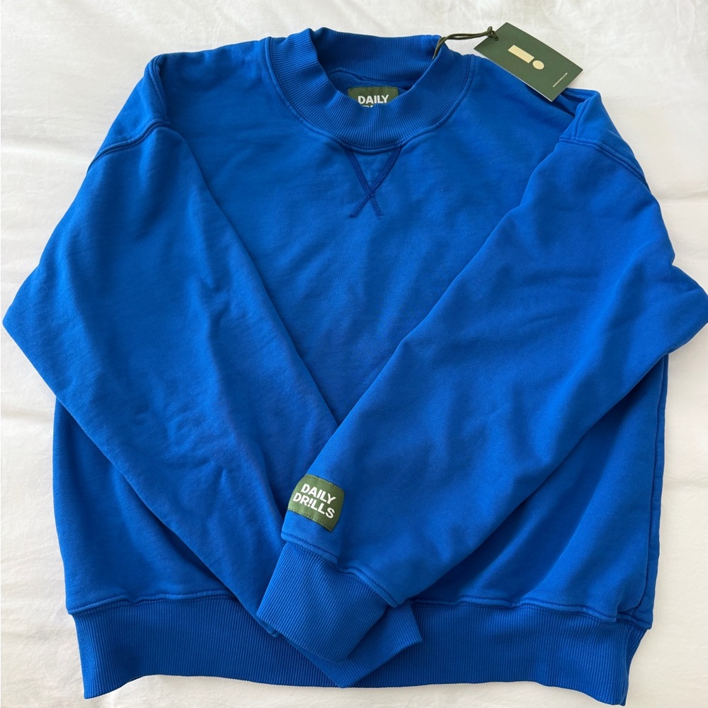 Daily Drills Vintage Crew Cobalt
